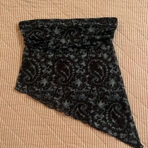 Urban Outfitters Black and Gray Top